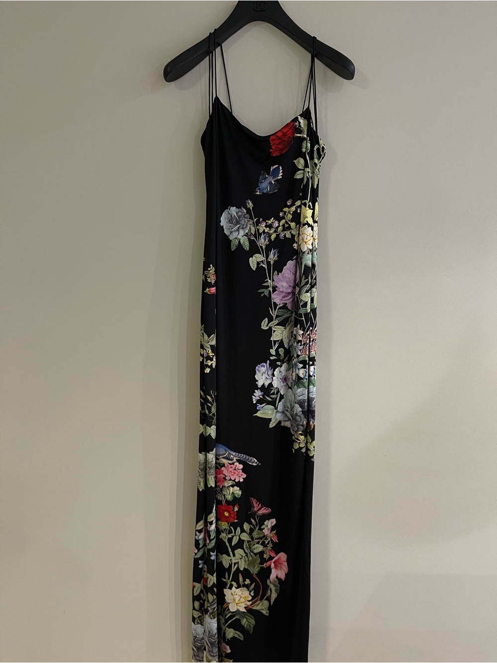 NEW Alice + Olivia Fifi Maxi Dress In Black Size 10 - Picture 8 of 16